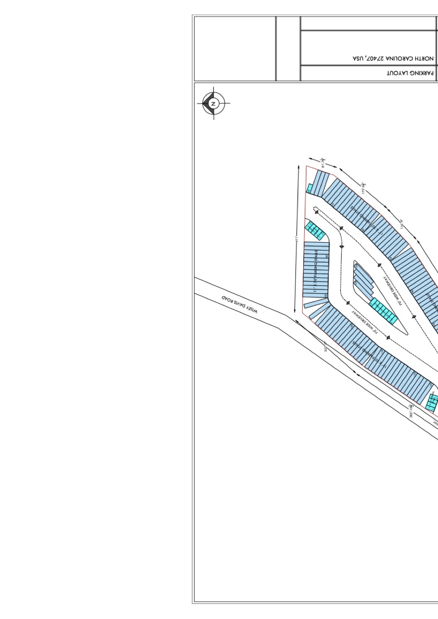 Site plan for North Carolina 27407